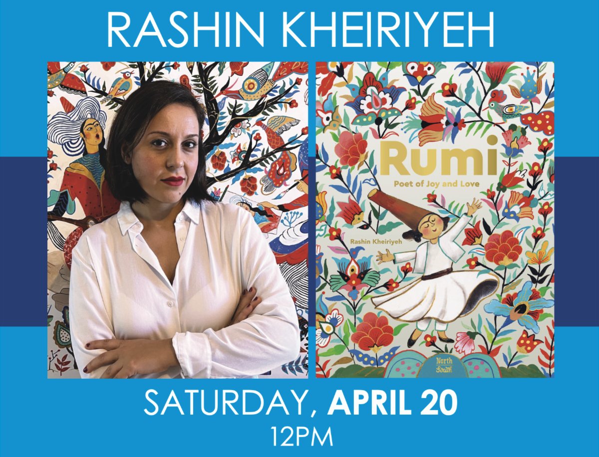 Honored to welcome artist & author @rashinart to this year’s IRAN THROUGH BOOKS at the @latimesfob at USC. Join us on April 20 to meet Rashin in person for a rare LA appearance & book signing at booth #949 from 12PM - 2PM A free event, more info at Farhang.org/FOB24