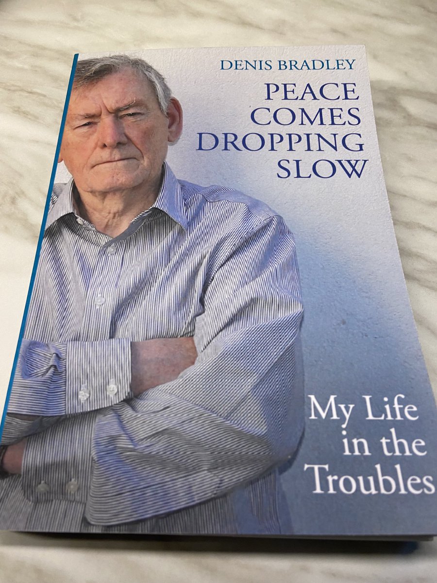 Probably the finest ever Troubles related book was the late David Beresford’s Ten Men Dead, the story of the Republican hunger strikes. But this memoir is right up there as one of the very, very best. Denis Bradley has produced a brilliantly revealing read. ⁦@MerrionPress⁩