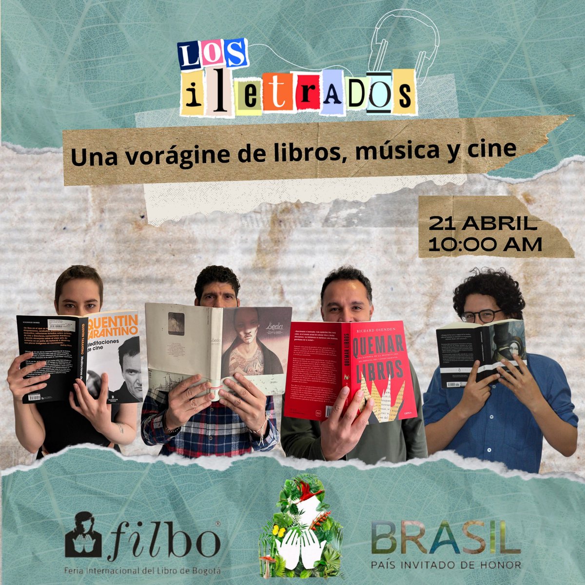 ¡Nos vemos en la FILBO! Este domingo 21 de abril a las 10:00 am en la carpa cultural de Corferias. ¡Los esperamos!