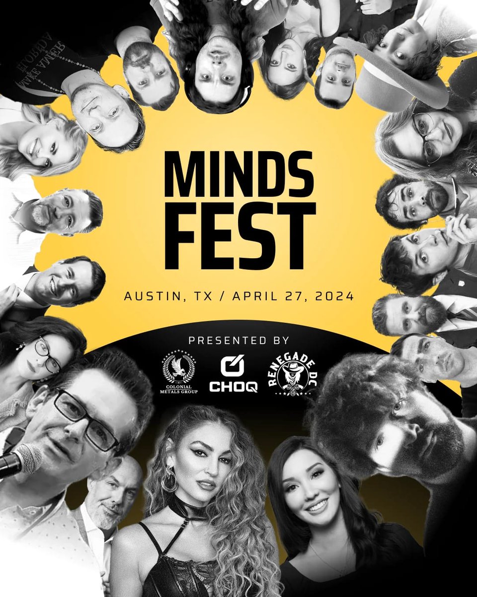 Come to this epically awesome event, April 27 in Austin, TX. Get tickets at festival.minds.com Use promo code: IAN for 20% off.