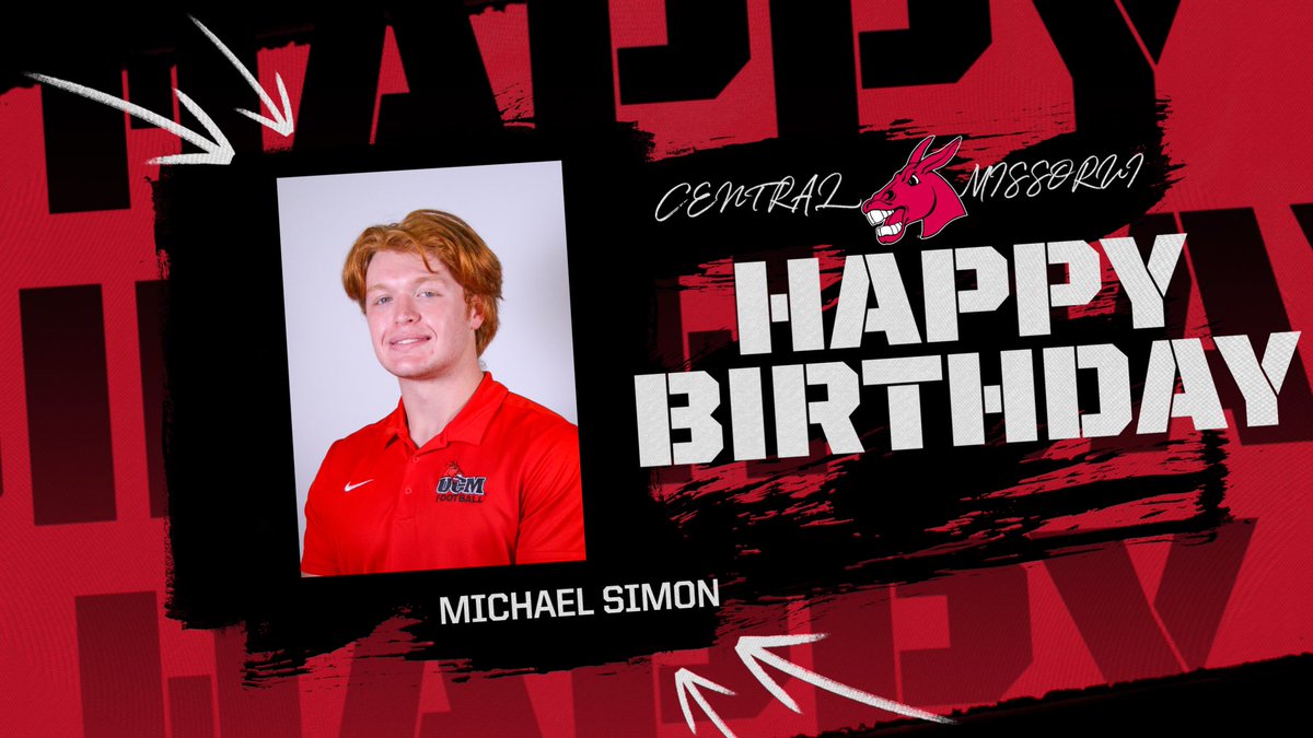 UCMFootballTeam's tweet photo. .@Michael_simon01 enjoy your day ‼️ https://t.co/ZdcFrT3qCS