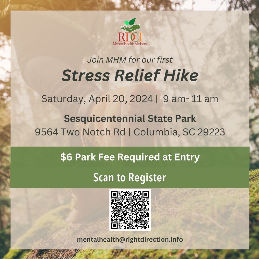 Have you been taking part in our Stress Relief Challenge? Join us this Saturday for a Stress Relief Hike! Click the link to register: docs.google.com/forms/d/e/1FAI…