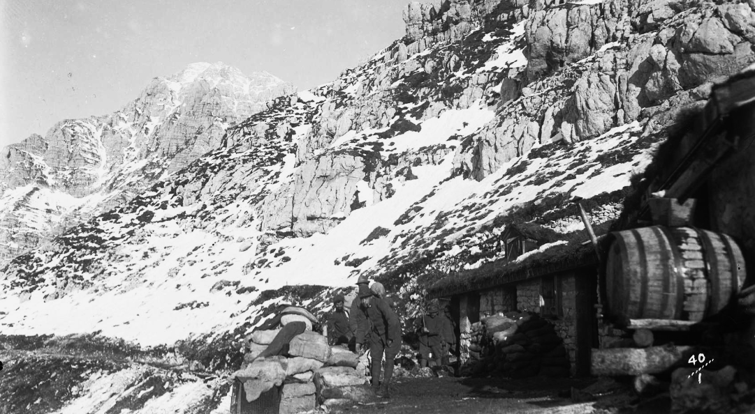 barracks for the Alpine troops in the #ww1Dolomitifront Does the big barrel contain wine or water?