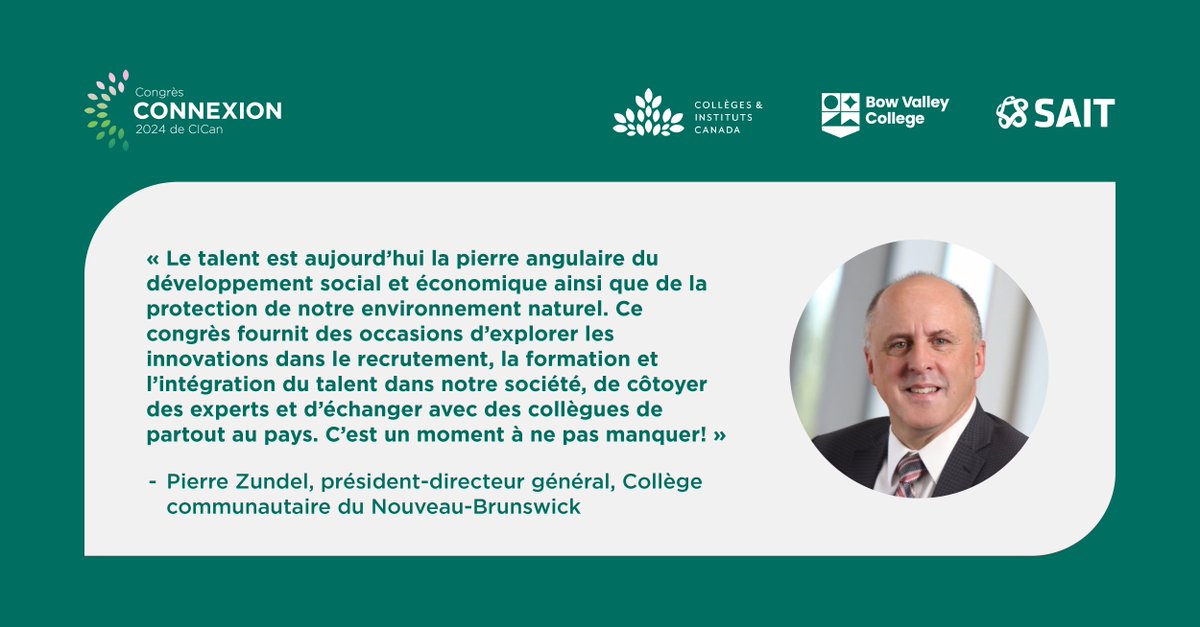 @PierreZundel, président-directeur général du @CCNBOfficiel, est d'accord pour dire que #CICan24 est un événement à ne pas manquer ! En savoir plus ► tiny.cican.org/cong24