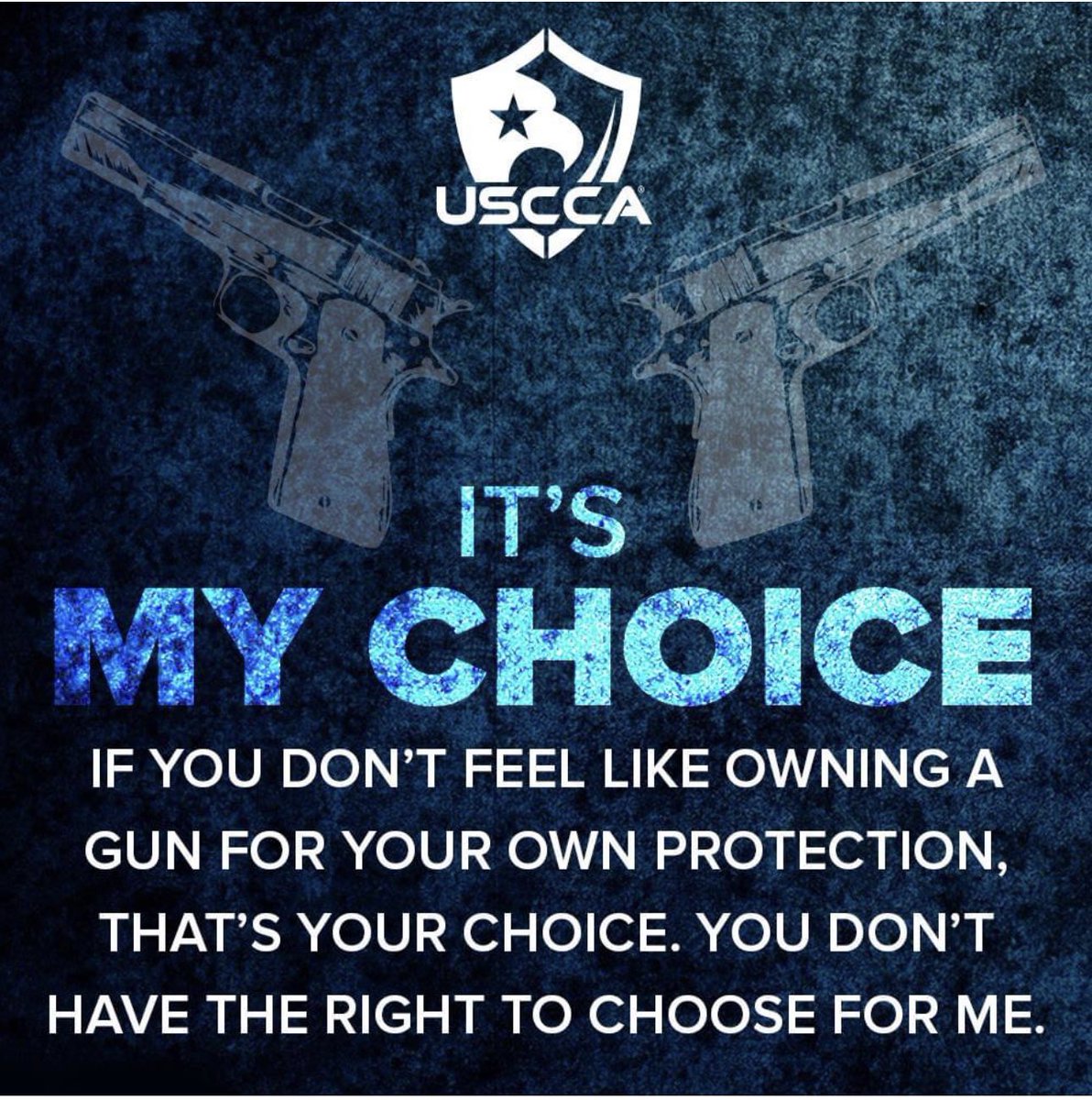 My choice. My right to protect myself. #SecondAmendmentRights