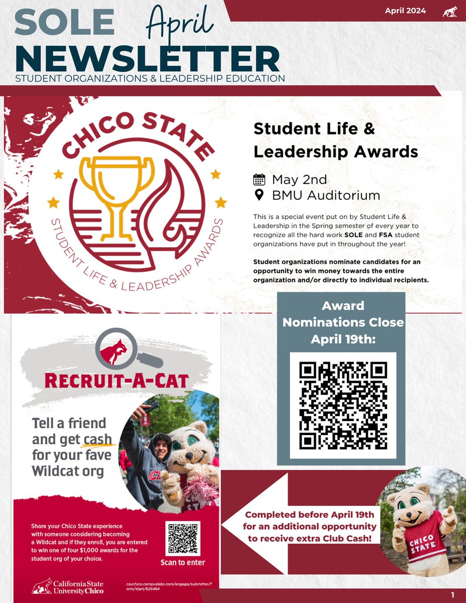 Chico Student Life & Leadership tweet media