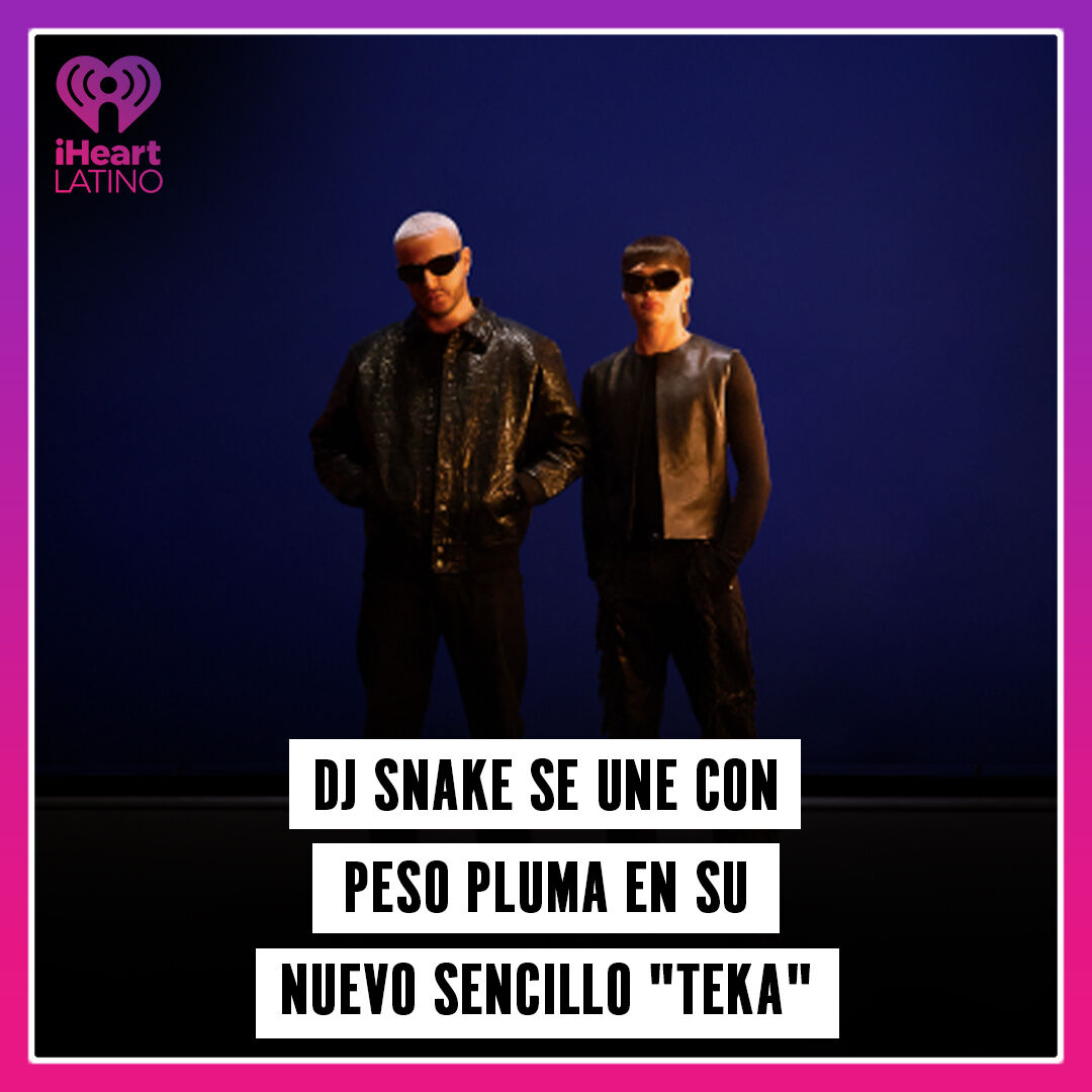 🎧 El famoso DJ y productor francés DJ Snake, conocido en todo el mundo, se ha asociado con el fenómeno global Peso Pluma para lanzar su emocionante nuevo single 'Teka', que ya está disponible a través de Interscope Records 🎵. 📸: Getty Images #iHeartLATINO #iHeartRadio