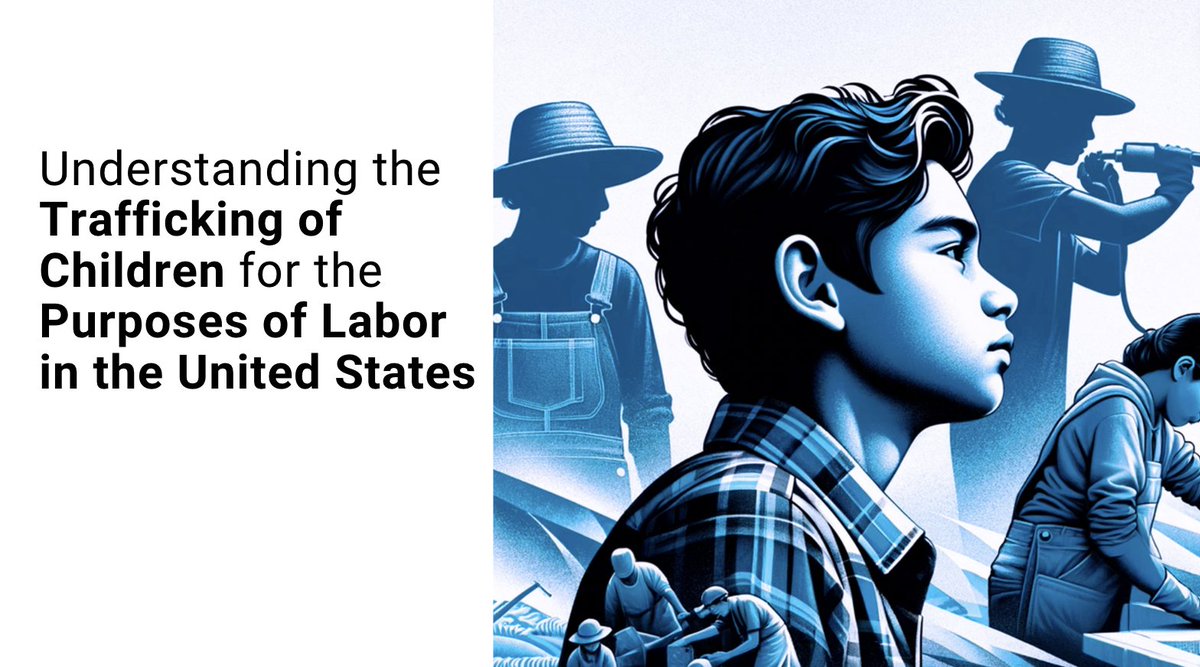 A new study co-authored by @amfarrell1, Director of the School of Criminology and Criminal Justice, is the first comprehensive examination of child labor trafficking in the U.S. Stay tuned over the next week as we share key findings. Learn more: bit.ly/4d1KIoc