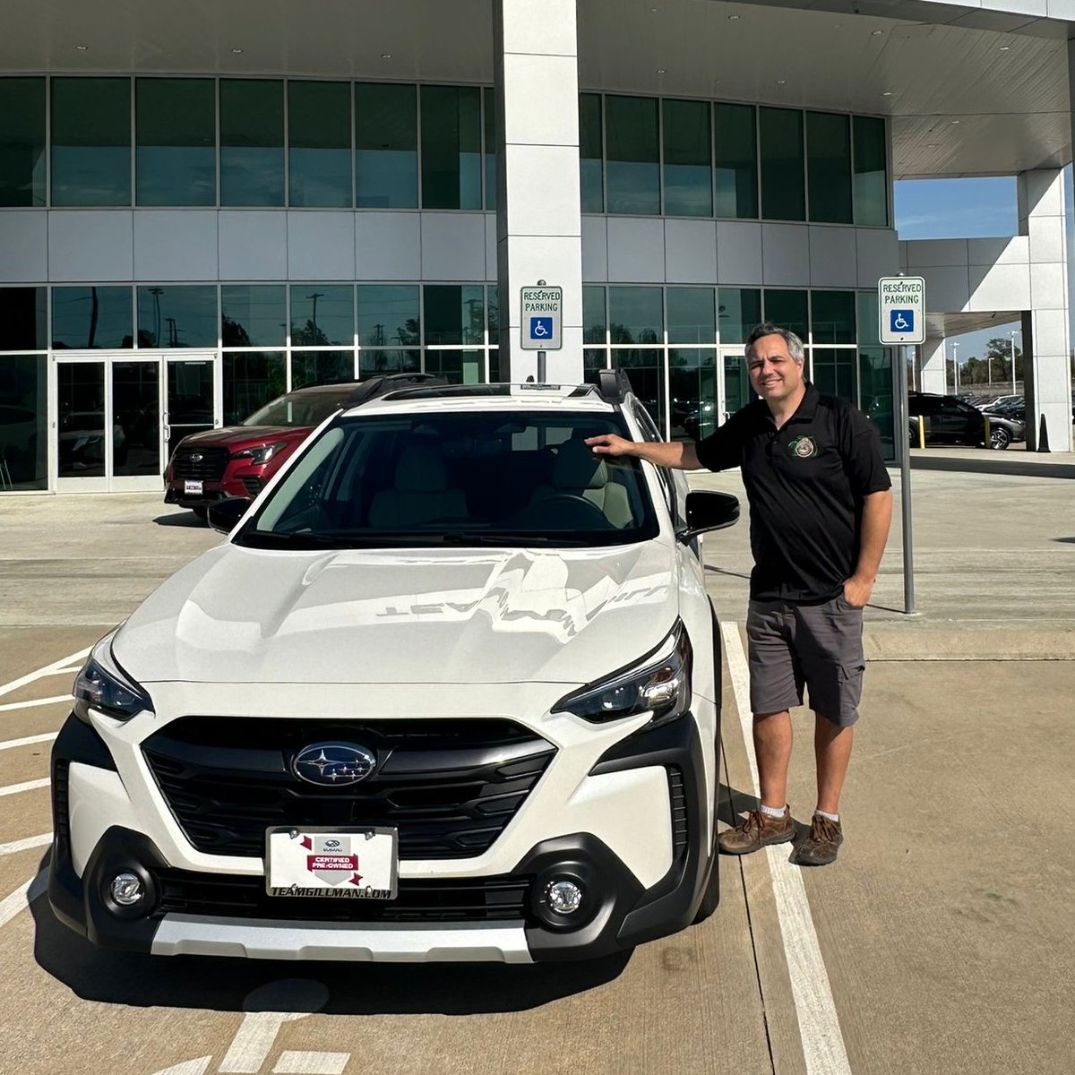 White looks good on you Charles! Thank you so much for finding your Subaru with us here at Team Gillman Subaru North.

#HappyCustomers #TeamGillman #Subaru