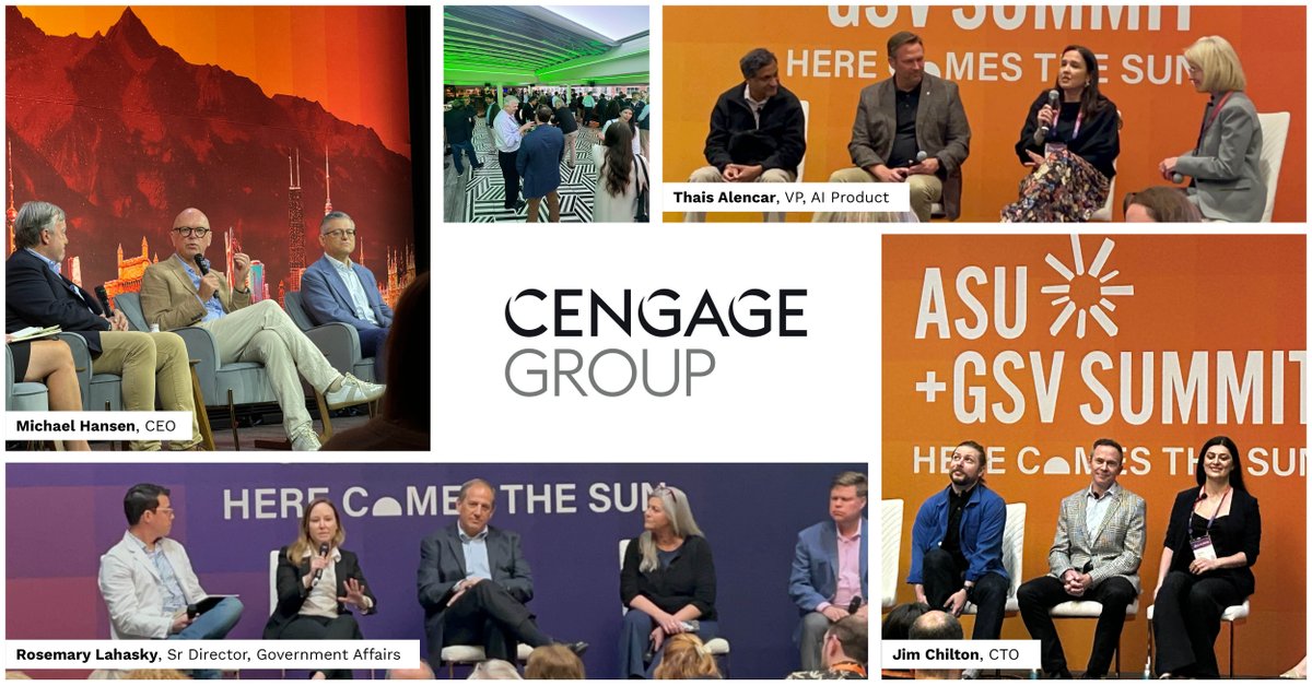 We had a great time at the @asugsvsummit. 4 members of our leadership team participated in panels centered around the #futureofeducation. Engaging with industry experts who share our dedication to transforming education & the learning experience for all students was exciting.