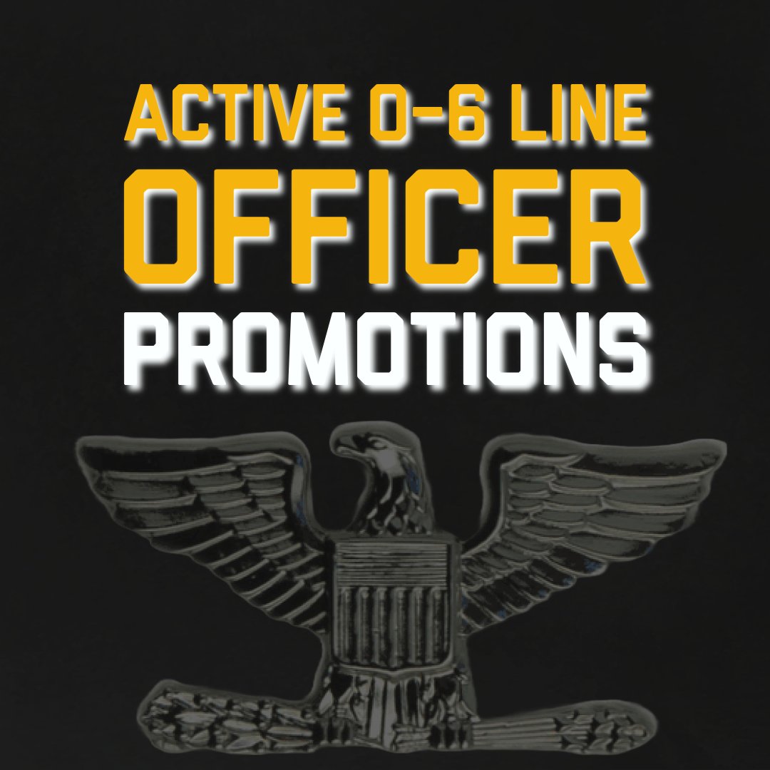 The Navy has announced the FY-25 active O-6 line officer promotion results 🎉 Join us in congratulating all who were selected! Tag them below ⬇️ 🔗 For the full list of active O-6 promotion results, read ALNAV 032/24: bit.ly/3JovxI1