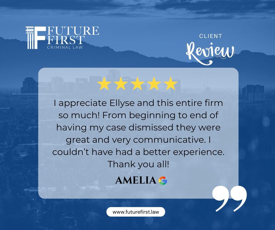 Amelia, your gratitude means the world! Guiding you through your case and celebrating its dismissal together was our pleasure! If you or someone you know needs help, call us! 📲 Call us: 602-833-1244 #GoogleReviews #testimonial #happyclientreview #CriminalLaw #Testimonials #azlaw