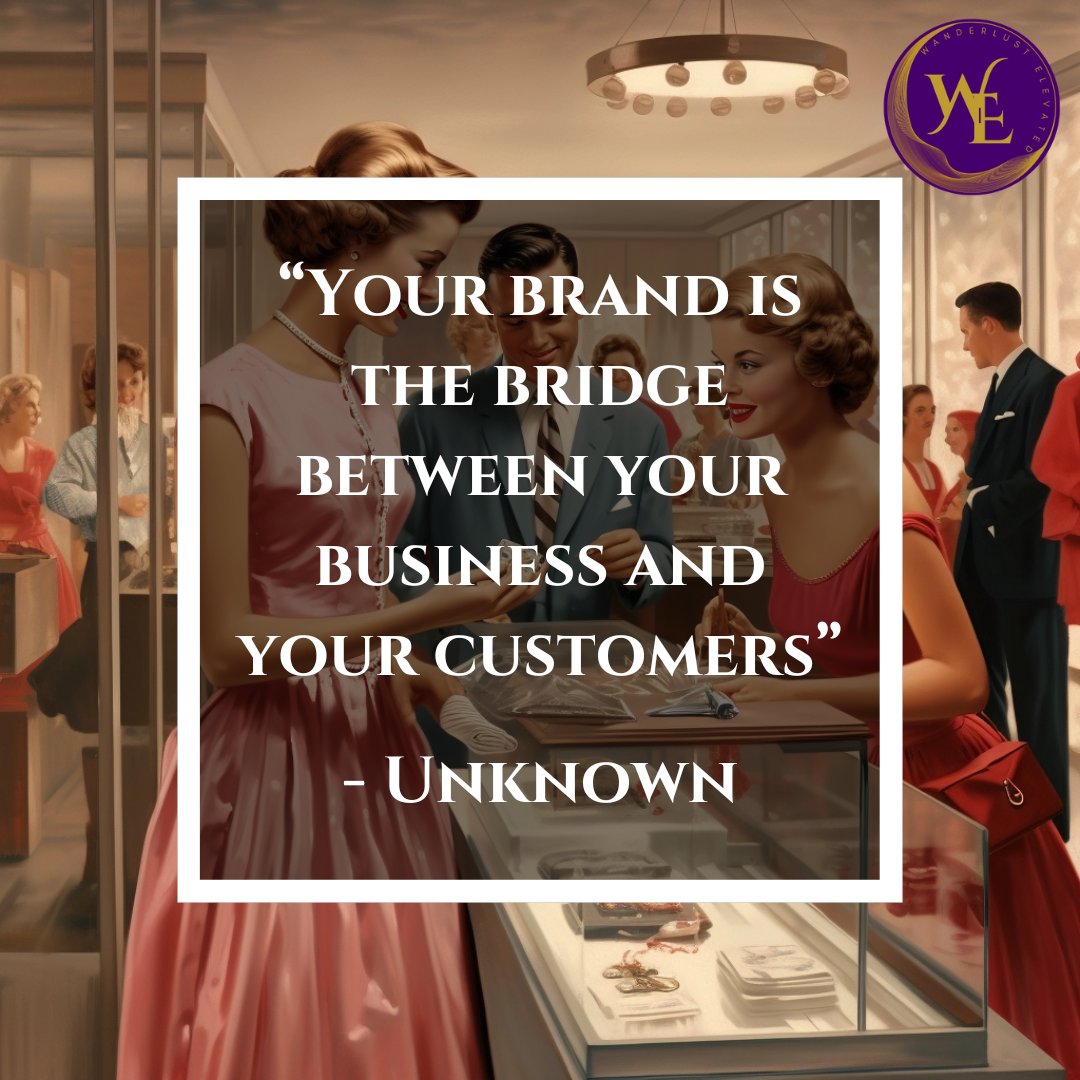 🌉 'Your brand is the bridge between your business and your customers.' - Unknown 

🌉 How are you strengthening the connection between your brand and your customers? Let's brainstorm ideas together! #BrandConnection #QuoteOfTheWeek #ThoughtfulThursday 🌟🤝
