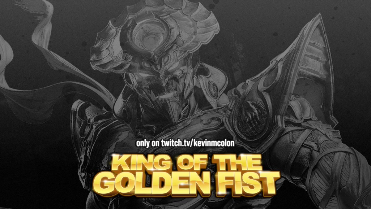 Our Golden Fight League tournaments return, with another edition of #KingOfTheGoldenFist! 🗓️ : Friday, April 19th ⏰ : 7:30pm Eastern 💵 : $25.00 USD + @matcherino 🔗 : challonge.com/GFL_TEKKEN2 📺 : twitch.tv/kevinmcolon Do you have what it takes to become our new champion?