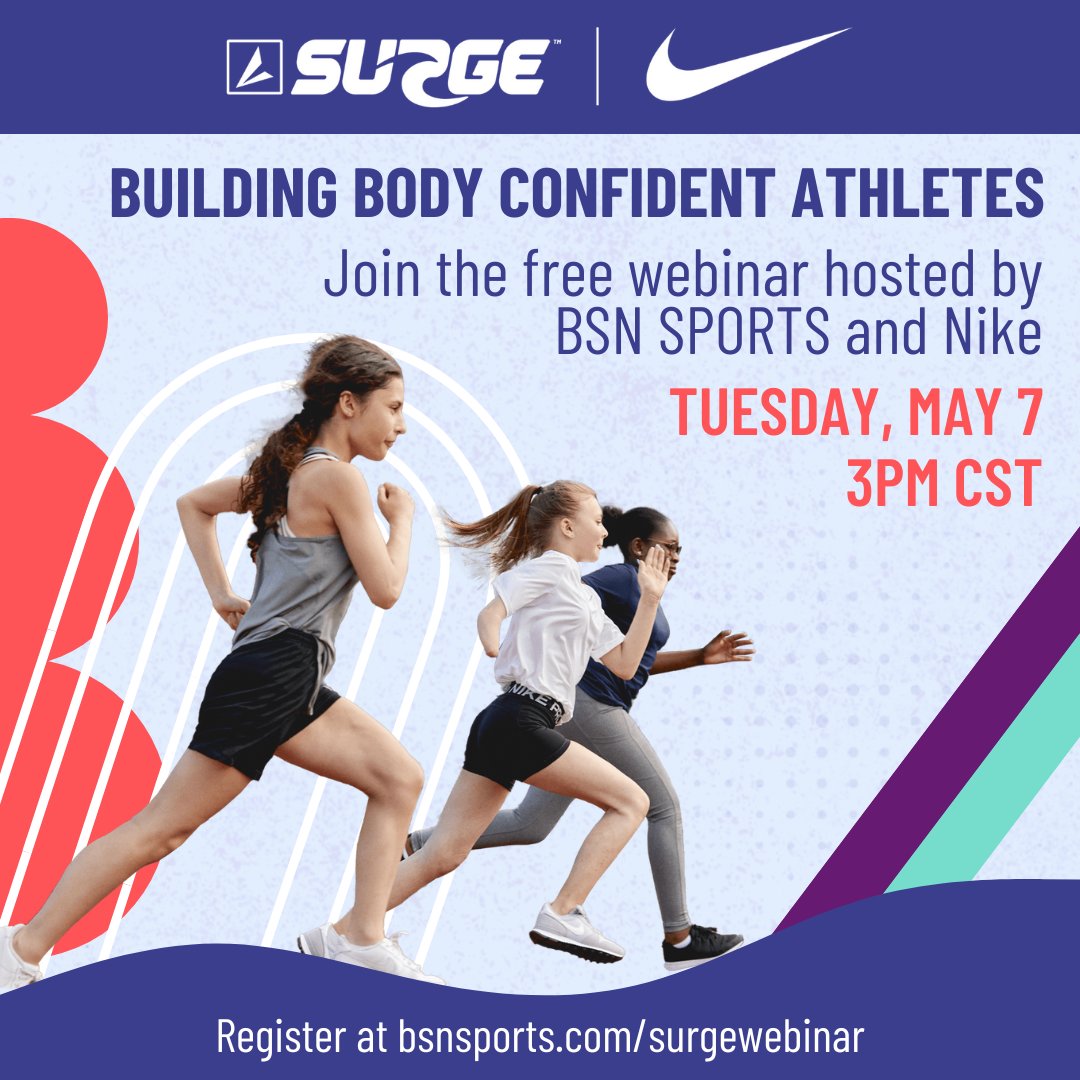 We’ve teamed up with @nike to bring you a FREE webinar on the first-of-its-kind Body Confident Sport program to give coaches the tools to build body confidence for girls through sport. Limited spots available, so register TODAY at: bit.ly/3Ukz5Bk.