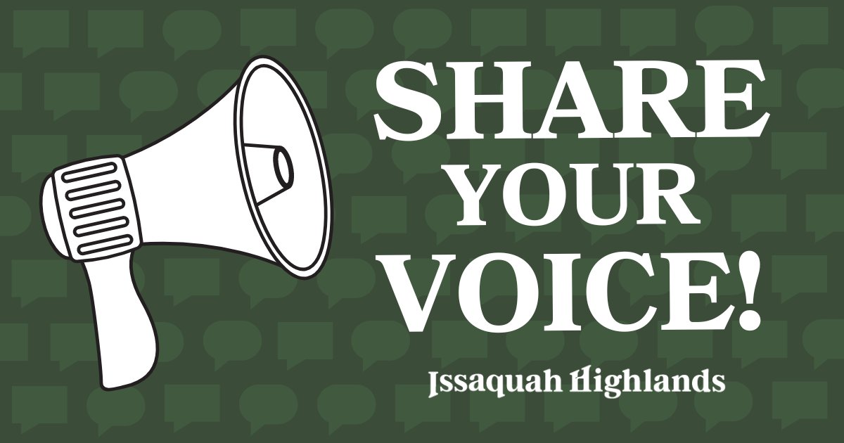 IssHighlands's tweet photo. Calling all Issaquah Highlands residents! How do you prefer to receive community news? Are you concerned about crime or safety? Do you want to see new or different events? Tell us how YOU feel about Issaquah Highlands in our 2024 community survey.

Survey: https://t.co/DtuxRkoBsE https://t.co/3ebK9DQTAo