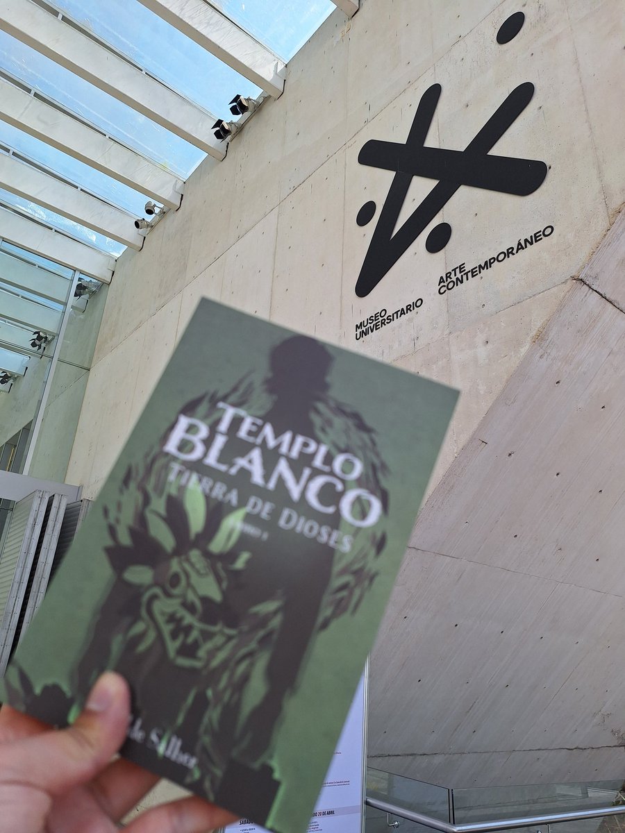 ¡Ya llegó al MUAC! #TemploBlanco #TierraDeDioses #literaturajuvenil #ya #libros #WritingCommunity