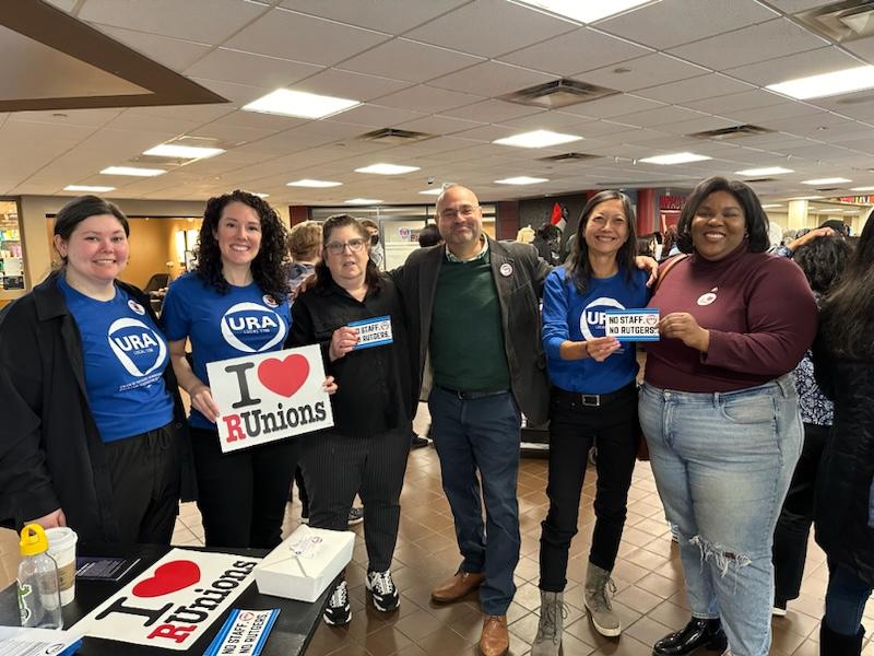 Was great to see @union1766 members at Rutgers-Camden today. Was on campus to support greater investment in the Camden campus to support students, staff and faculty.