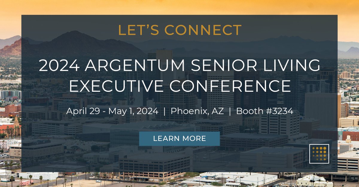 Meet our Seniors Housing & Healthcare team at the 2024 @Argentum Senior Living Executive Conference later this month. You can find us at booth #3234.  Want to schedule time with a member of our team? Get in touch today.  lument.com/contact/
#SeniorsHousing #SeniorsHealthcare