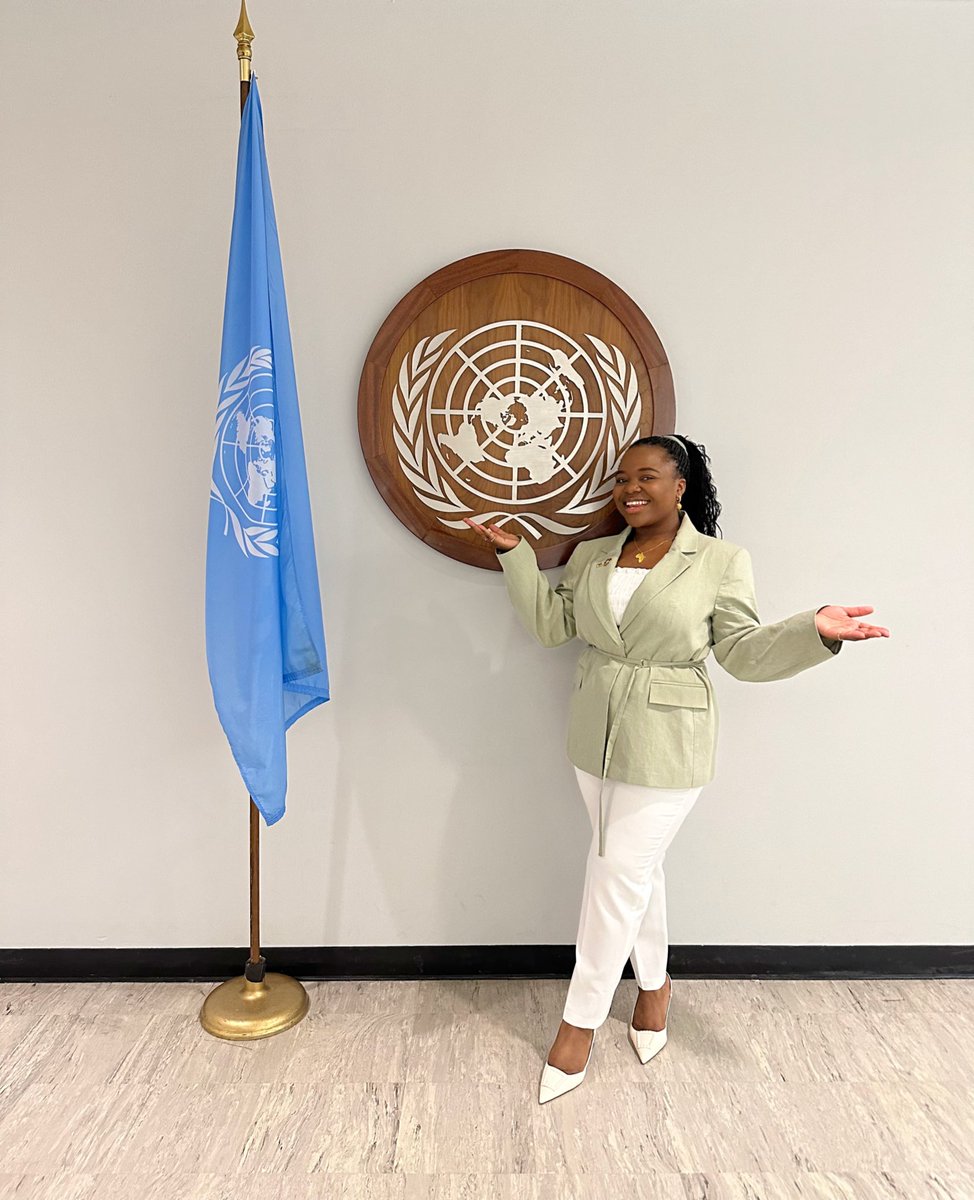 Vee Kativhu, a Young Leader for the Sustainable Development Goals at the United Nations selected by the Office of the Secretary General’s Envoy on Youth ✍🏾