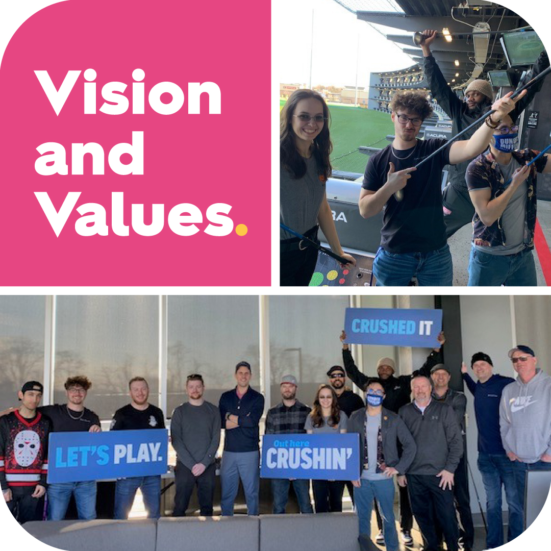 Vision and Values.
Joining CarShop means you're part of a family that values 'driving' a path forward. Join us and join the fun! View our open positions at carshop.com/careers.