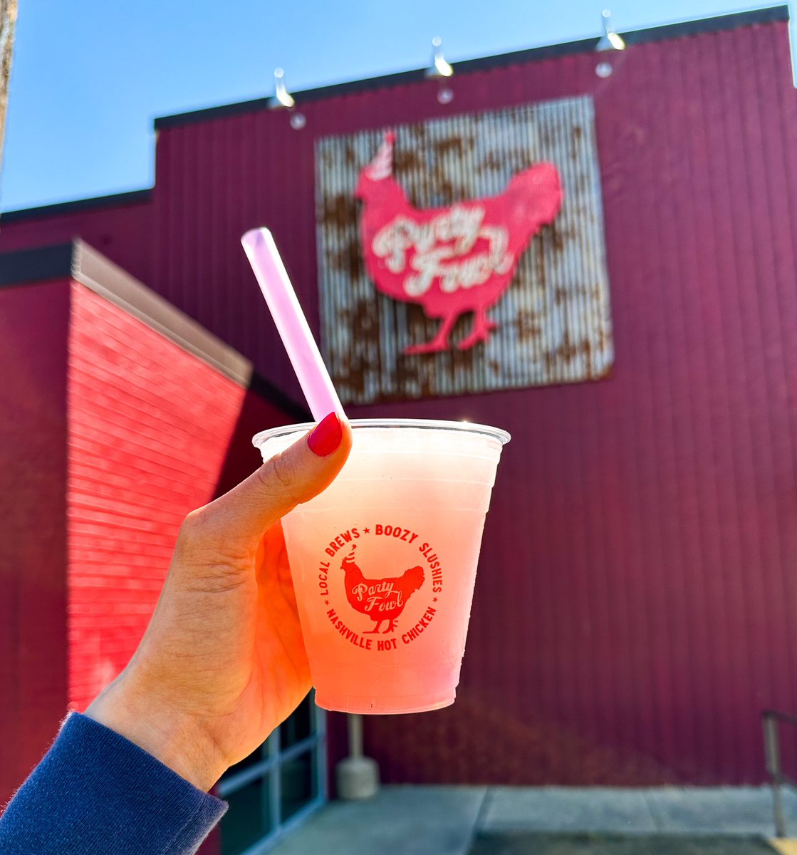 Sun's Out, Slushies Out!☀️ Swing on by to make this warm day a cool escape with our signature boozy slushies!🍹