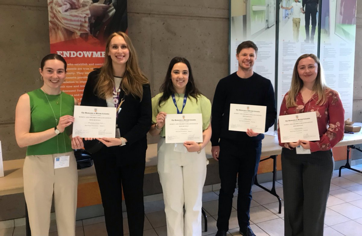 Congratulations to all the oral and poster presentation award winners at WACH Research Day! wach.med.ubc.ca/wach-research-… #WACHResearchDay