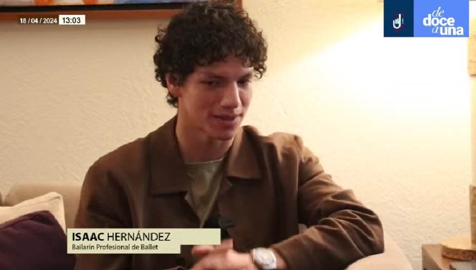 🔴#EnVivo ¬ #DeDoceAUna Los dejamos con esta entrevista de nuestra compañera @nan_chz al bailarín mexicano Isaac Hernández acerca de “Despertares”, espectáculo que reúne a lo mejor de la danza para los mexicanos en el escenario del Auditorio Nacional... youtube.com/live/KNQJVAl-T…