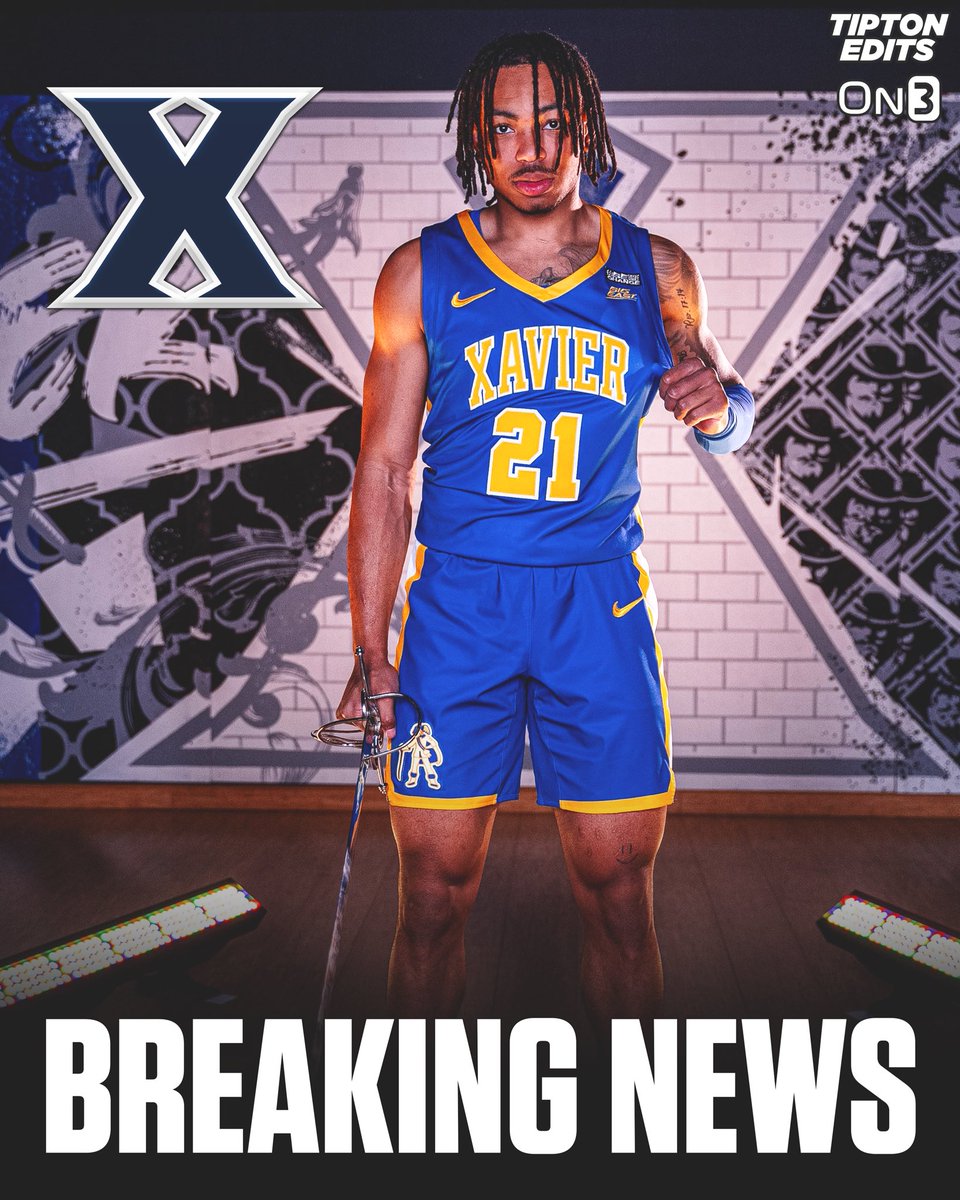 JoeTipton's tweet photo. NEWS: Toledo transfer guard Dante Maddox Jr. has committed to Xavier, he tells @on3.

Averaged 15.6 PPG, shooting 40% from three this season. Also visited Louisville, Illinois, and TCU. 

https://t.co/rBUXhZAo5z https://t.co/mWYnUwnSV1