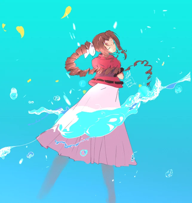 I'll Be Going Now. I'll Come Back When It's All Over. one of gamings most influential characters of all time , Aerith! #FF7R 
