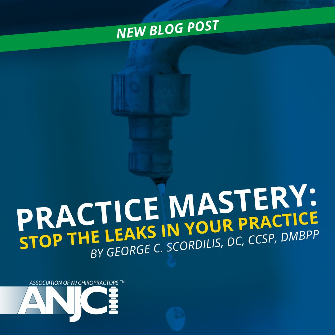 From staff education to system checks, learn how to 'seal the leaks' and maintain a thriving chiropractic office. Use the expert advice from Dr. George Scordilis to improve your practice management today. Read more: bit.ly/3vPpcCq #ChiropracticCare