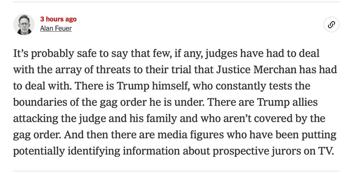 To read this, you'd think the defendant was a Mob boss or perhaps a Mexican cartel drug lord, but nope, it's just a guy with a coin flip's chance of becoming President. Normal stuff for a democracy like ours 🙄