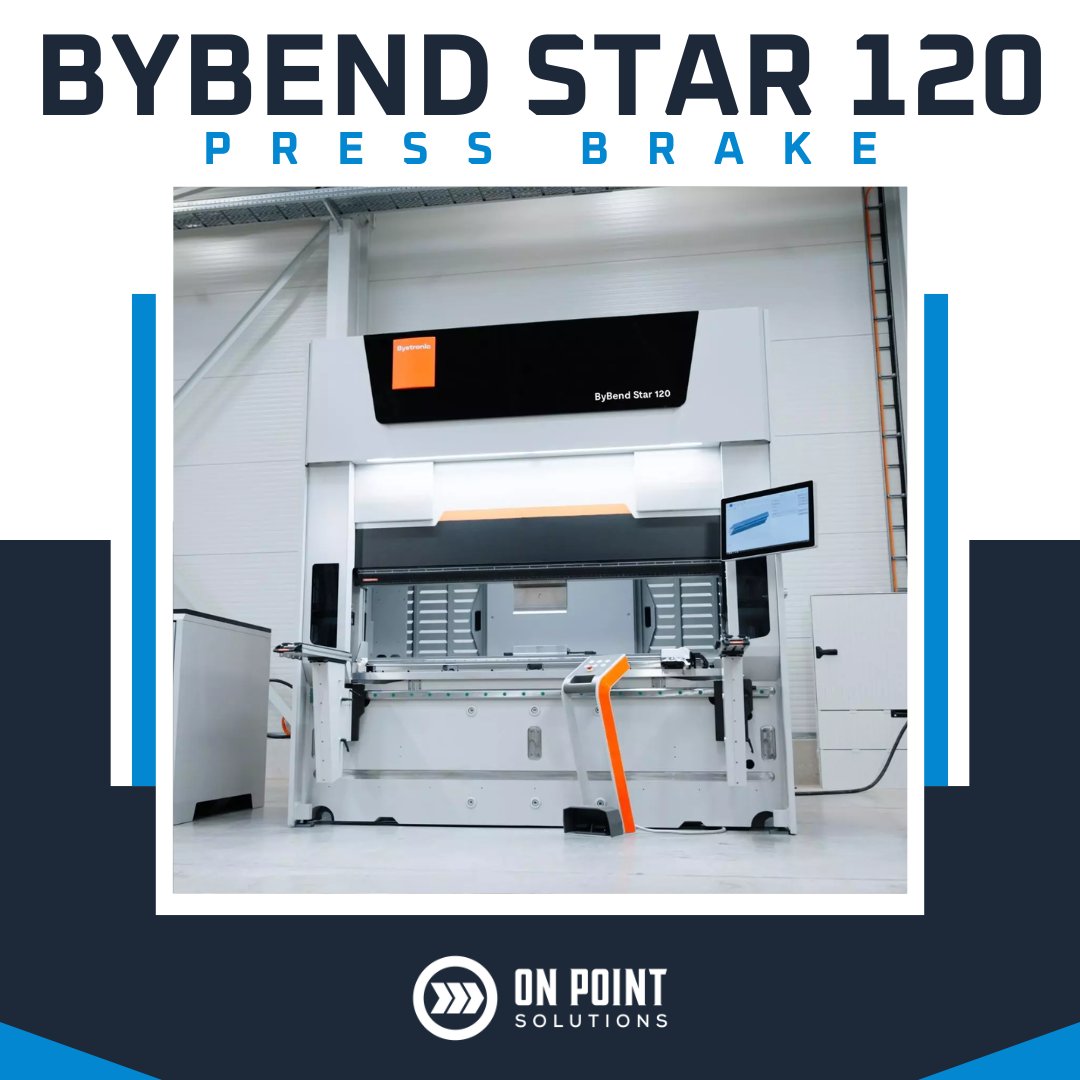 The ByBend Star 120, the newest member of the Bystronic family of press brakes, offers you bending technology for the highest demands on process speed, flexibility, and precision. Precisely where you need it. hubs.ly/Q02tcHKT0

#bystronic #pressbrake