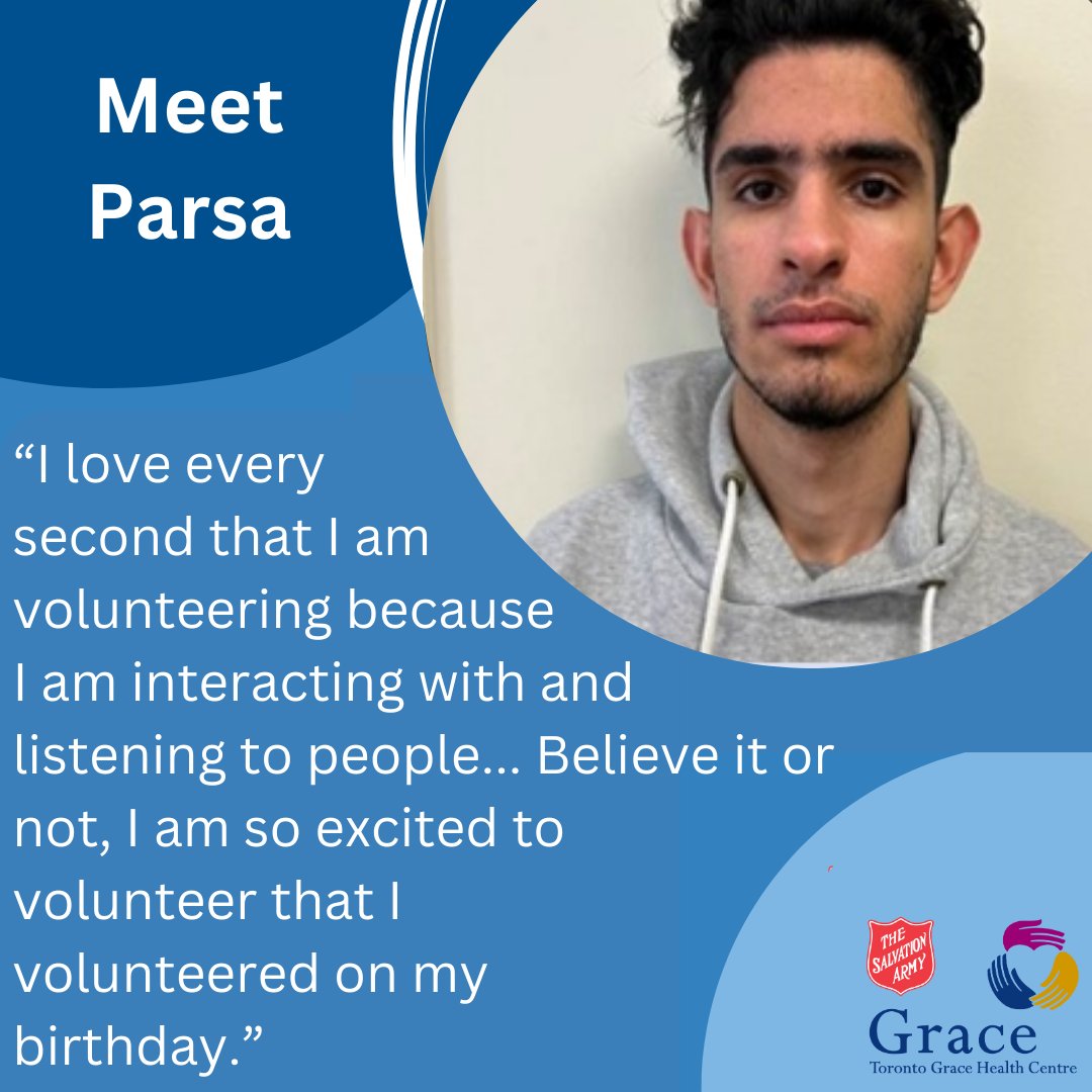 Meet Parsa! Parsa started volunteering at TGHC in 2023, after noticing that many of his friends were engaged as volunteers at different hospitals across Toronto. Thank you for being a team player!! #Volunteer #NVW2024
