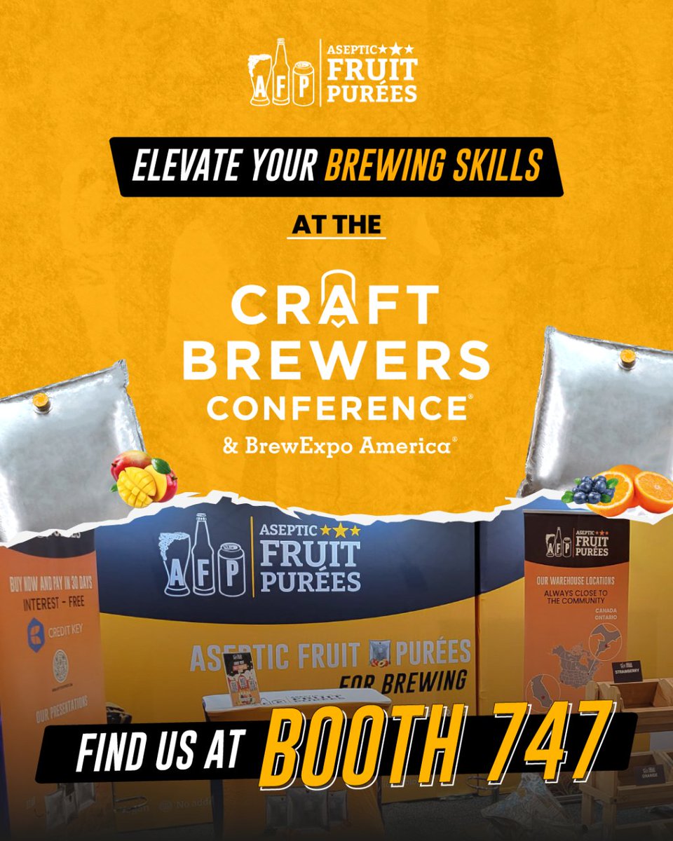 Dive into the world of extraordinary brewing with AFP's latest line of 100% natural flavors
📅 Mark Your Calendars! 📅
April 21-24, 2024 | Booth: 747
craftbrewersconference.com
#craftbeer #beerlover #beerme #beerpics #beerfluencer #beergasm #beerstagram #craftbeerpics #craftbeerlife