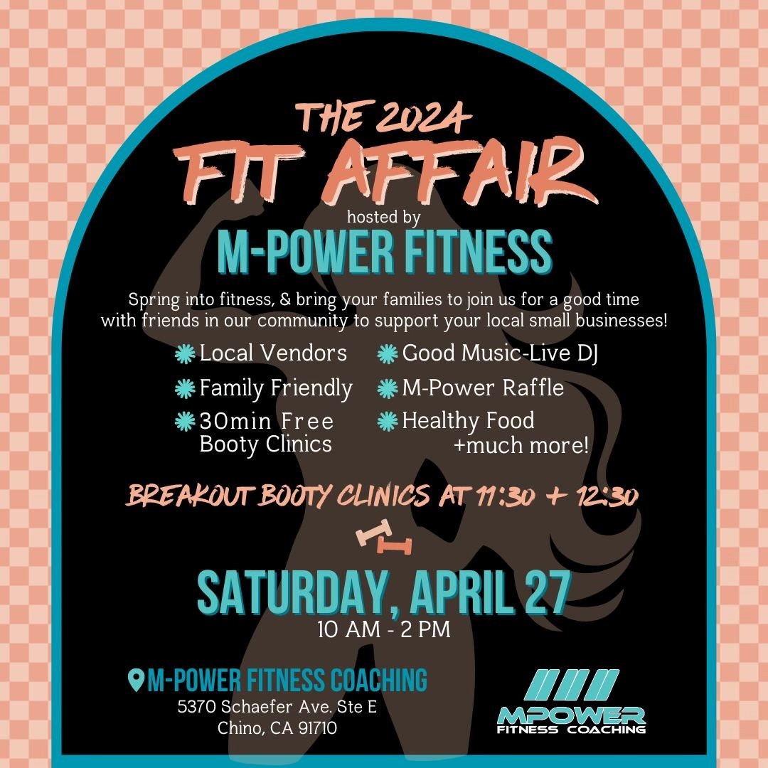 Join us at the Ribbon Cutting for M Power Fitness at their 2024 Fit Affair Event on April 27th! 💪🏋️ They will be featuring local vendors, live entertainment, healthy food, and activities for the whole family. #cvcc #chinovalleychamber #ribboncutting #fitness