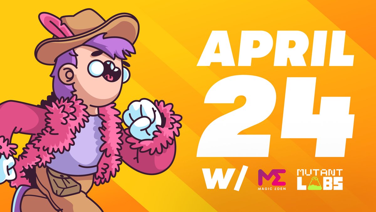 April 24th! 🛍️

Mall Street, the 1st SPL-404 PFP collection to launch w/ <a href="/MagicEden/">Magic Eden 🪄</a> &amp; <a href="/MutantLabs_/">Mutant Labs</a>