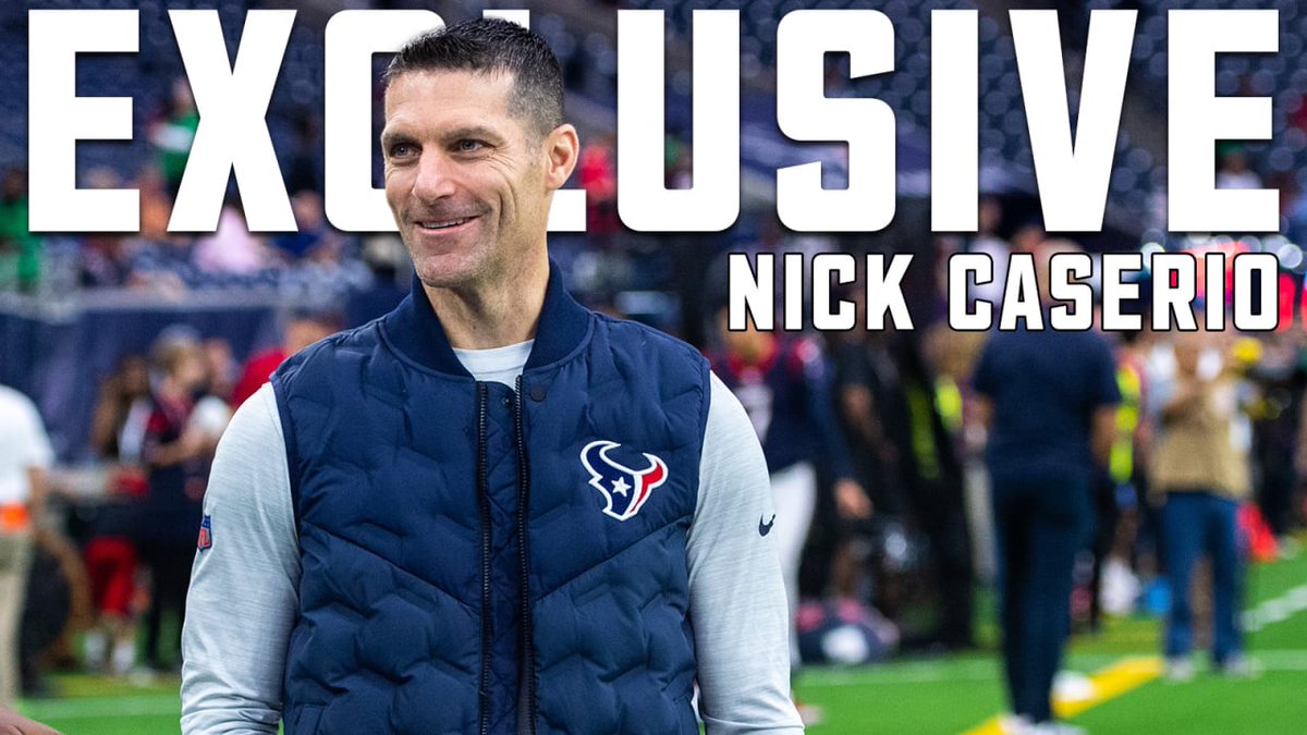 Nick Caserio (without the vest) joins us tonight at 6 on TexansAllAccess!! @jharrisfootball @SportsRadio610 Texans App Audacy App