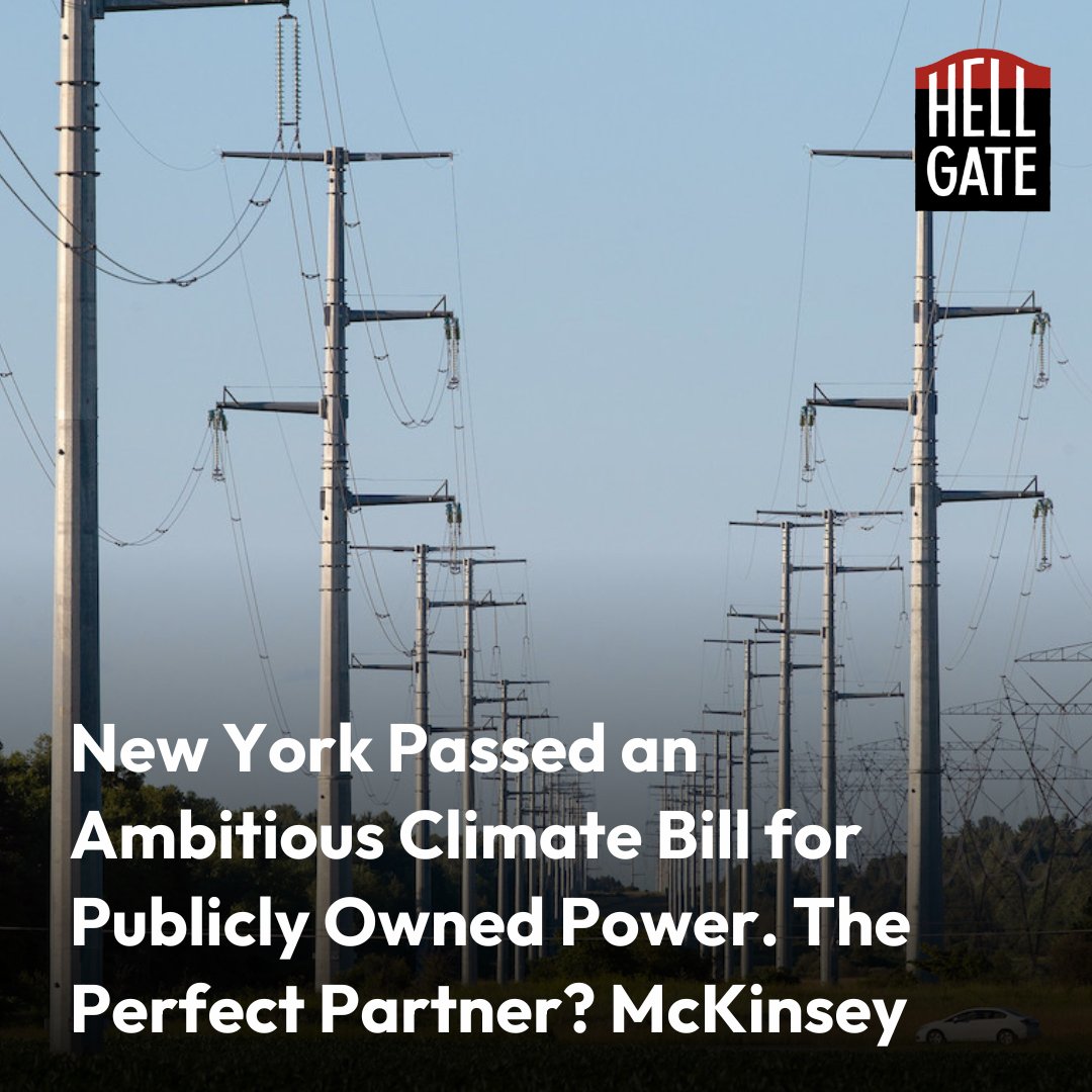 NEW: New York's power authority was given the mandate to build publicly owned renewable energy. Advocates are worried they've chosen the exact wrong people to ask for advice. hellgatenyc.com/nypa-mckinsey