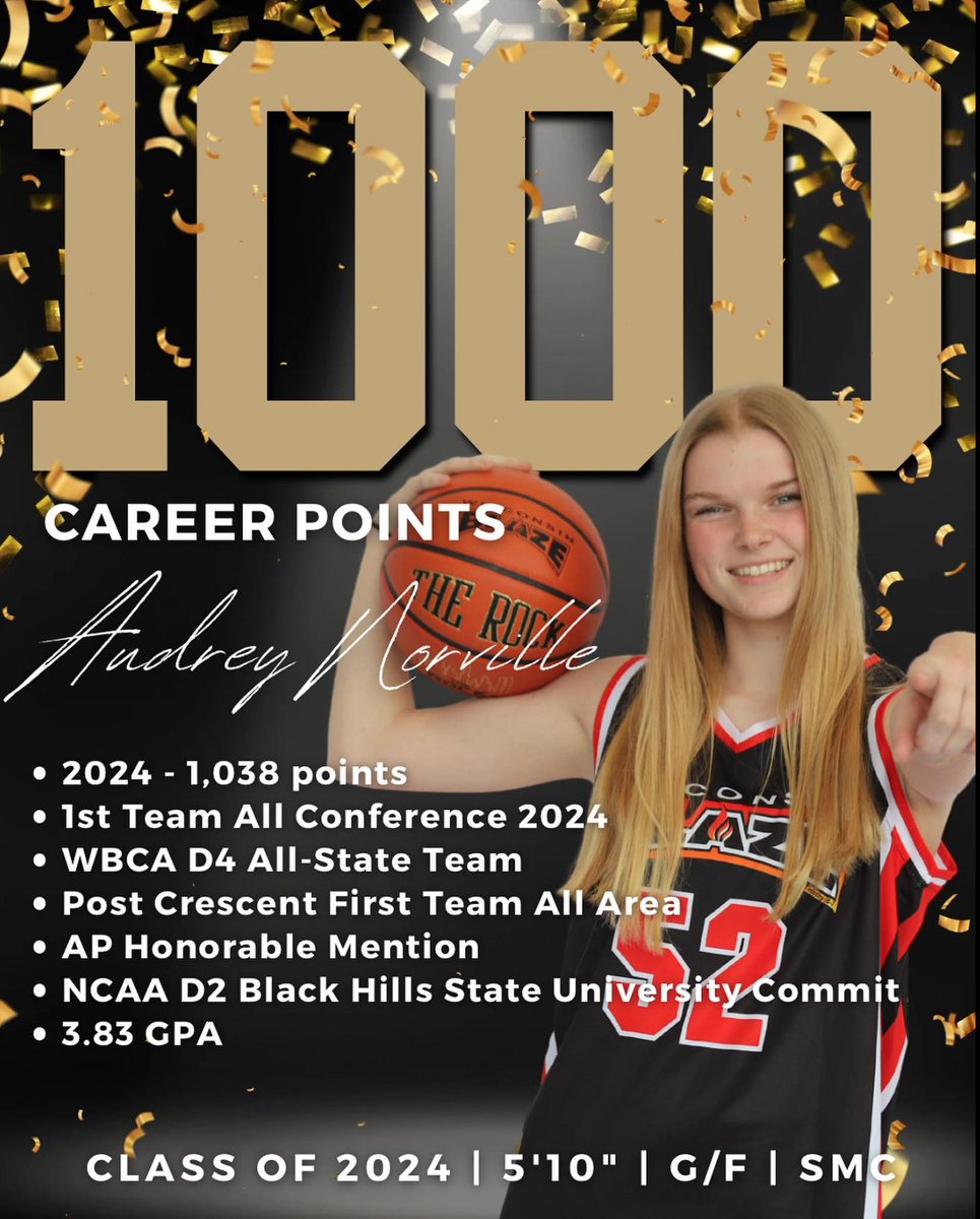 Check out the WI Blaze girls who have joined the 1000 point club this year!🔥 (pt.1)
#WisconsinBlaze #BeYourBest #BeTheFlame