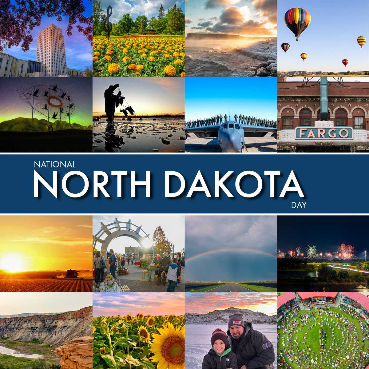 Happy #NationalNorthDakotaDay! We love the place we call home, and today we celebrate our great state and all North Dakotans!