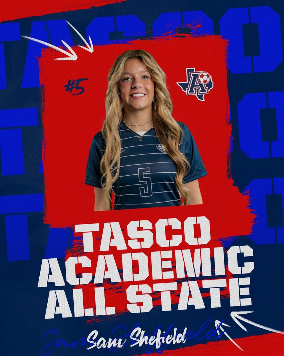 AHSEaglesSoccer's tweet image. Congrats to our Seniors who made the TASCO Academic All State Team:

Audrea Abboud
Kylie Alcorn
Kennedy Amberson
Jillian Anderson
Viviana Caraveo
Sutton Markee
Tatum Self
Sam Sheffield
Sydney Williams