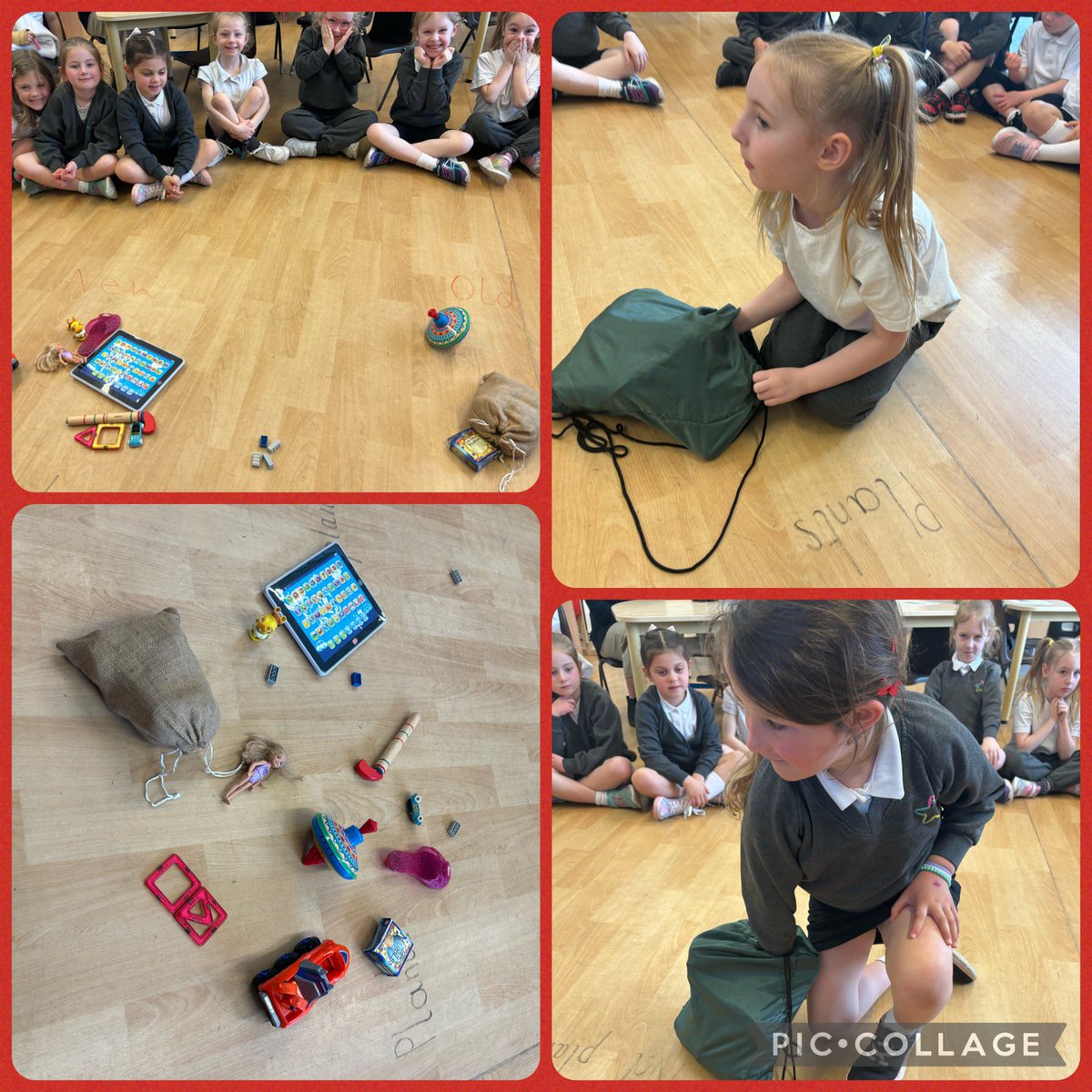 What an exciting History lesson! We began our new topic all about toys and children then and now. We discussed the different objects in our mysterious feely bag! We recognised some of our favourite familiar toys. Finally we sorted them all into new and old. #TSPHistory 🧸