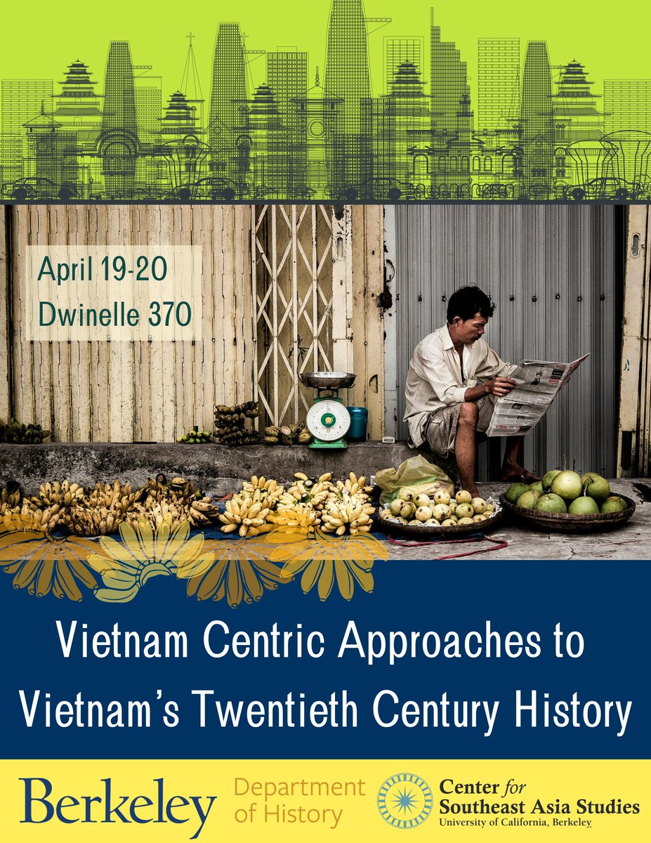 JournalofVietnameseStudies (@jvietnamstudies) on Twitter photo âVietnam Centric Approachesâ conference starts tomorrow Fri 4/19, 8:45 AMâ370 Dwinelle Hall.
Keynote by Van Nguyen-Marshall, Assoc. Prof. of History <a href="/TrentUniversity/">Trent University</a> and an EIC of <a href="/JVietnamStudies/">JournalofVietnameseStudies</a>: âThe Strange Case of the History of the Vietnam War.â âVietnam Centric Approachesâ conference starts tomorrow Fri 4/19, 8:45 AMâ370 Dwinelle Hall.
Keynote by Van Nguyen-Marshall, Assoc. Prof. of History <a href="/TrentUniversity/">Trent University</a> and an EIC of <a href="/JVietnamStudies/">JournalofVietnameseStudies</a>: âThe Strange Case of the History of the Vietnam War.â