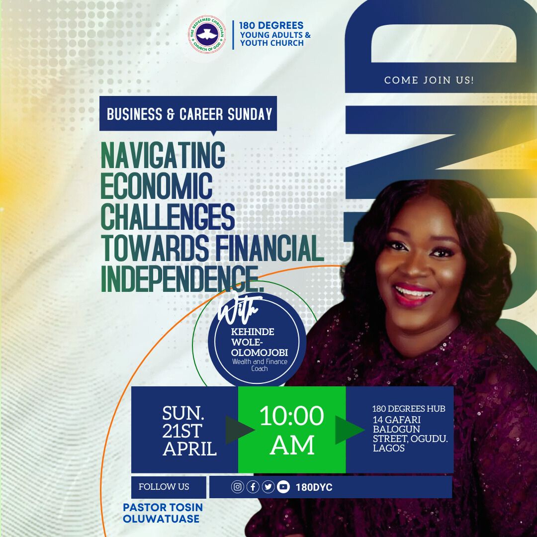 Feeling like there's more to life? God has amazing plans for you! Are you ready to unlock your full potential? This weekend is all about discovering your God-given talents. Don't miss it! 

#growth,  #faith #findyourpurpose #rccg180dyc