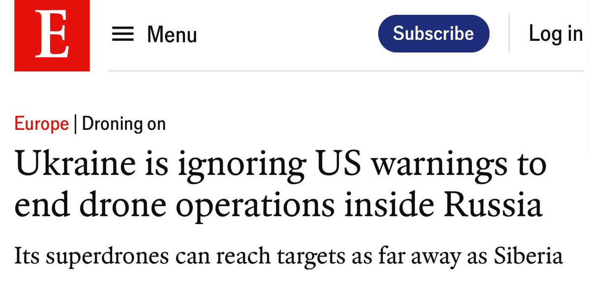 ▪️Yes, and I’m proud that my country ignores that. ▪️Ukraine has a right to ruin Russia’s war machine on Russian territory. ▪️Russia can stop this all at any moment.