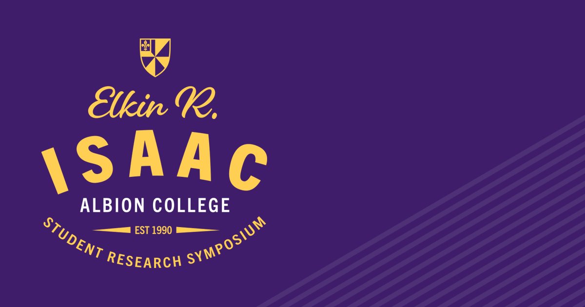 PRESENTING NOW: 2024 Elkin R. Isaac Poster Presenters (thread). Stop by and chat with the students below 4-5 p.m in the Science Complex Atrium!
#MyAlbion #GoBrits #StudentResearch #ExperientialLearning