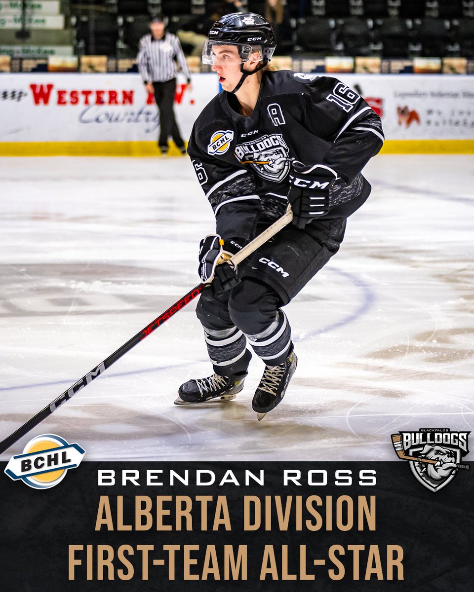 bbulldogs_'s tweet photo. Congrats to Brendan Ross who was named an Alberta Division First-Team All-Star! https://t.co/9LWI8nqgqd