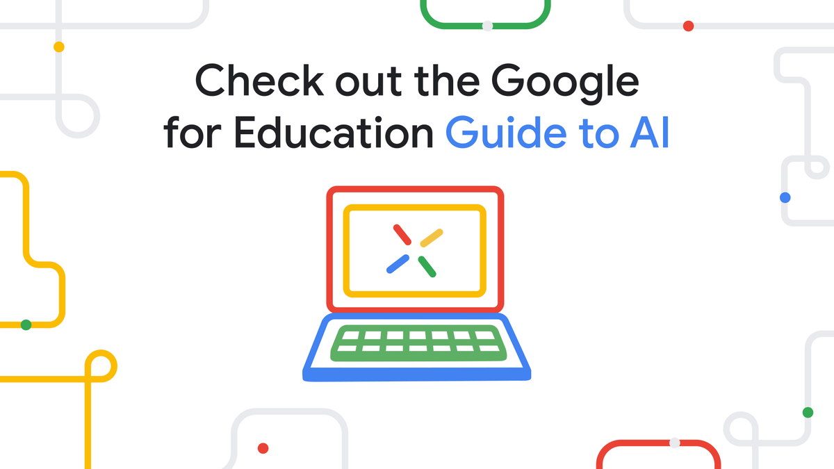 In our Guide to #AI in #GoogleforEdu, we share how we're incorporating this technology into our tools and solutions to help elevate educators and make learning more personal and secure for students! Explore this all-in-one resource on AI 📄💻: goo.gle/47xvNyN