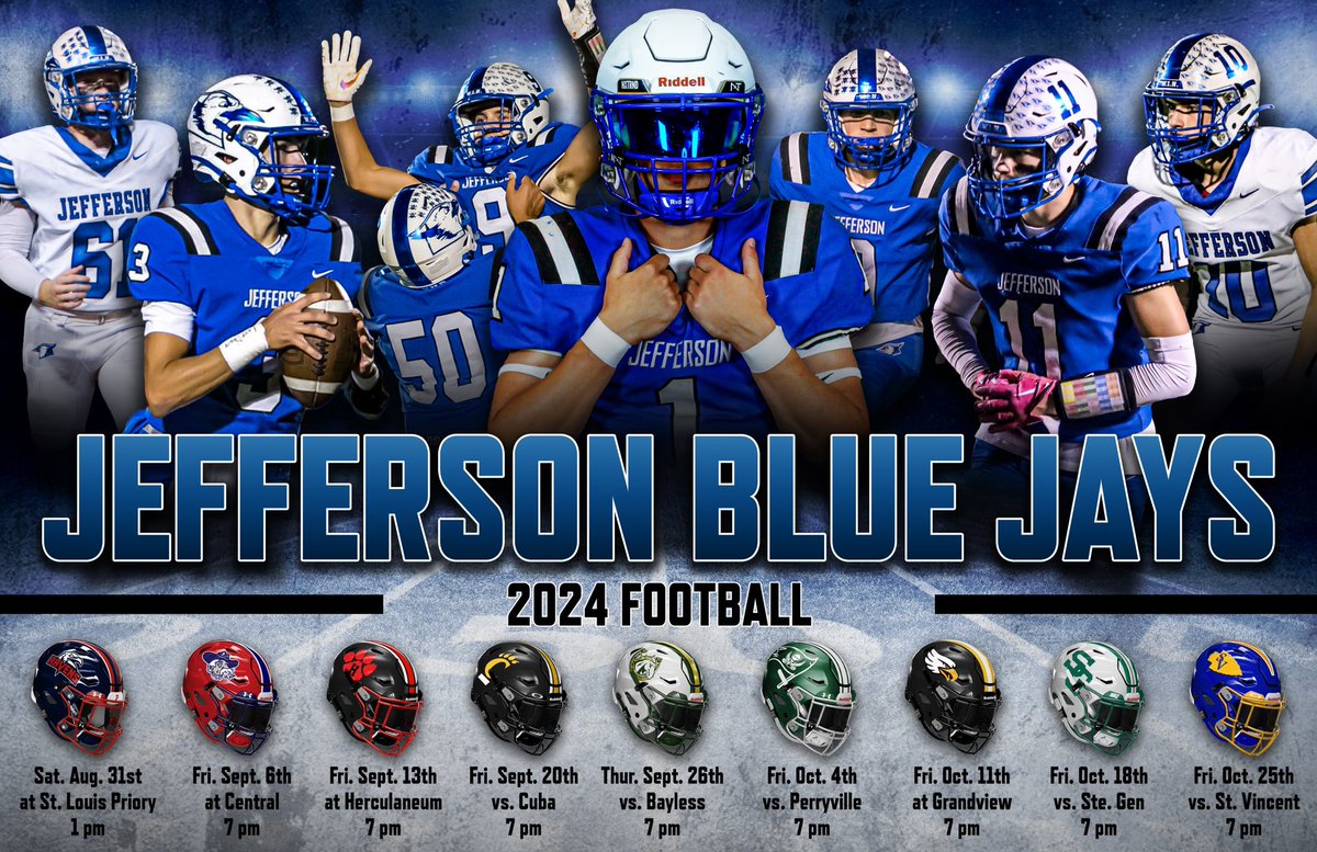 2024 Schedule! Thank you to Coach Holdinghausen for the awesome graphic! #JayPride #JayUp